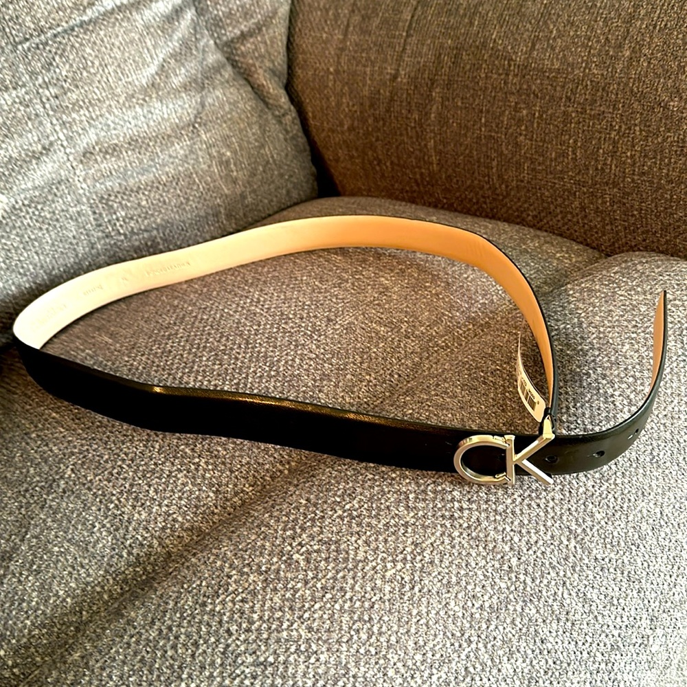 black calvin klein belt